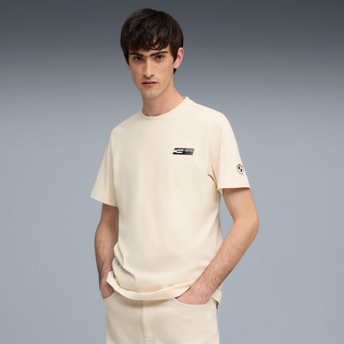 經典象徵米色T恤 